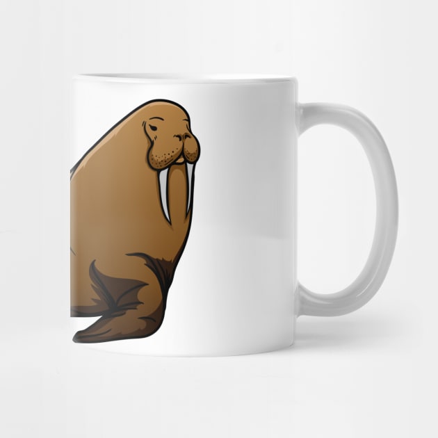 Walrus by Sticker Steve